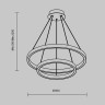 Подвесной светильник MAYTONI RIM MOD058PL-L55BK